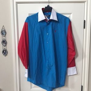 NWT Ralph Lauren MVP #1 Red White, & Blue Rodeo Shirt Sz XL (Sku A)